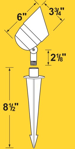 Corona Lighting CL-507 Directional Light - Aluminum Bullet - Ready Wholesale Electric Supply and Lighting