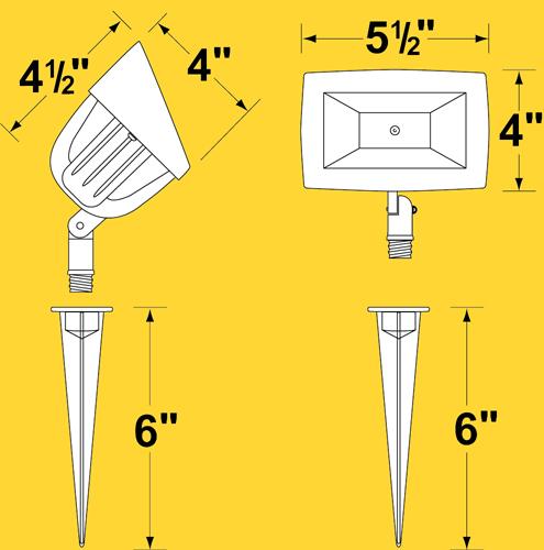 Corona Lighting CL-509 Directional Light - Aluminum Flood - Ready Wholesale Electric Supply and Lighting