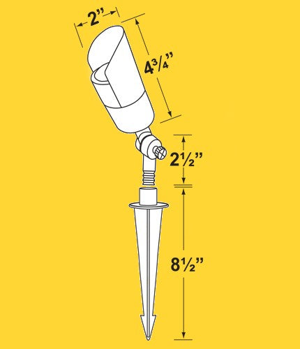 Corona Lighting CL-514B Directional Light, Brass Bullet - Ready Wholesale Electric Supply and Lighting