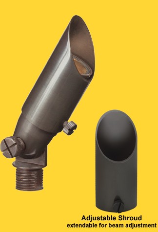 Corona Lighting CL-530B Directional Light, Brass Mini Bullet - Ready Wholesale Electric Supply and Lighting