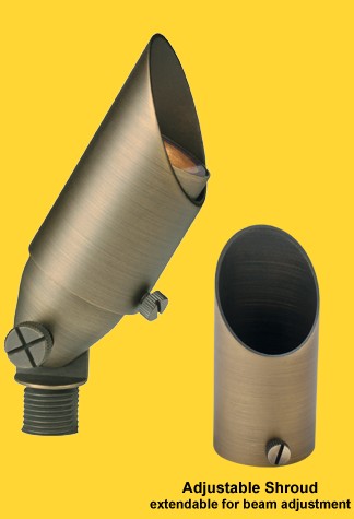Corona Lighting CL-531B Directional Lights, Brass Bullet - Ready Wholesale Electric Supply and Lighting