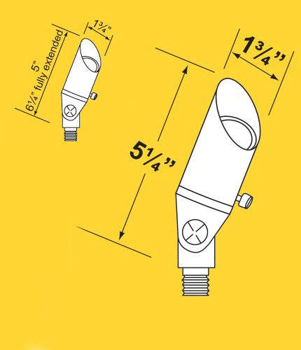 Corona Lighting CL-531B Directional Lights, Brass Bullet - Ready Wholesale Electric Supply and Lighting