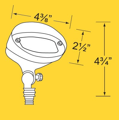 Corona Lighting CL-533B Directional Lights, Brass Mini Oval Flood - Ready Wholesale Electric Supply and Lighting