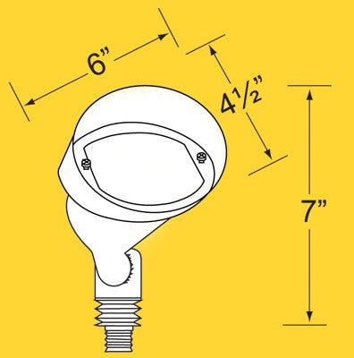 Corona Lighting CL-534B Directional Light, Brass Oval Flood - Ready Wholesale Electric Supply and Lighting