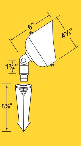 Corona Lighting CL-539 Directional Light, Aluminum PAR36 Flood - Ready Wholesale Electric Supply and Lighting