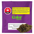 Close-up of the “Cosmic Lemonade” packaging with a warning label in both English and French against the dangers of smoking.