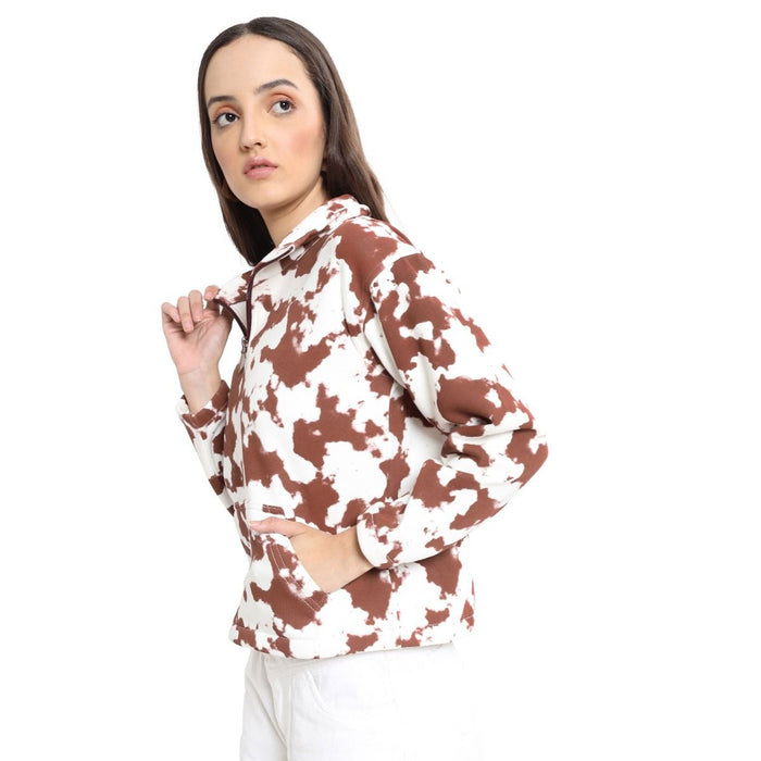 COWHIDE FLEECE HOODIE