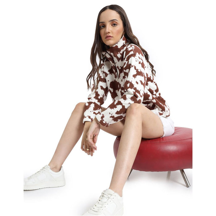 COWHIDE FLEECE HOODIE