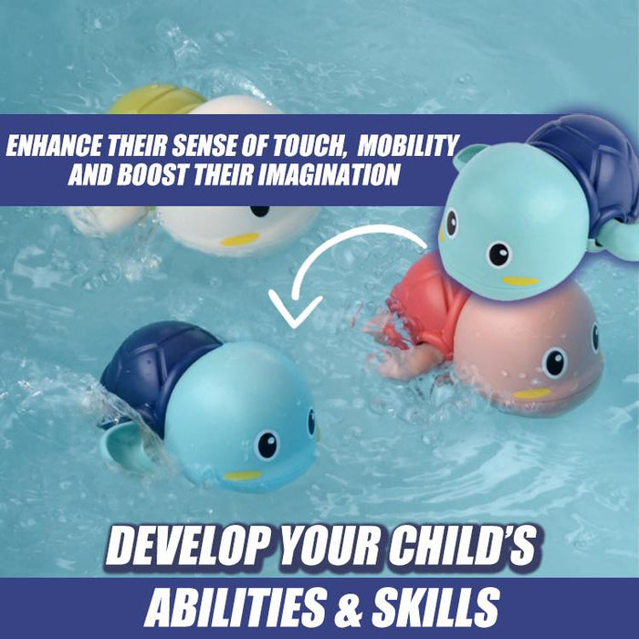 Cutesy Animal Clockwork Bath Toys