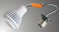 Cyber Tech Lighting PM75U2-BL/CCT Adj. Watt 75W, 50W, 35W LED 2-Arm Pole Mount Black Adj. 3CCT- 3000K, 4000K, 5000K - Ready Wholesale Electric Supply and Lighting