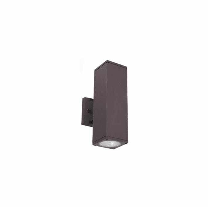 Cyber Tech Lighting LWP24SQ-UDN-BZ/850 6" 24W LED Square Tubular Up/Downlight Bronze 5000K - Ready Wholesale Electric Supply and Lighting