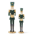 Dark Green Velvet & Gold Soldiers with Drum