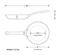 de Buyer MINERAL B PRO Carbon Steel Fry Pan:  8"