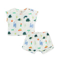 Dino Baby Tee & Shorts Set (Organic Jersey)