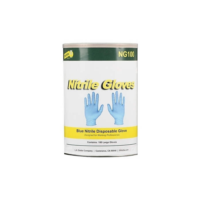 Dottie NG100X  Blue Nitrile Disposable Gloves X-Large (100pcs) - Ready Wholesale Electric Supply and Lighting