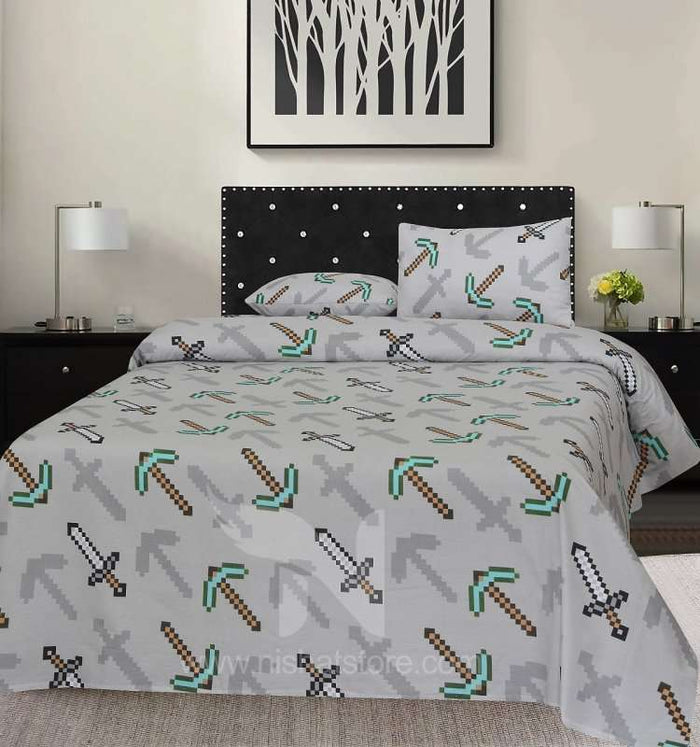 Double Bed Sheet Design NC-C 3818 - Nishat Creative Store