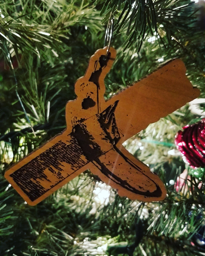 Duct tape banana wooden ornament - Altered Goods