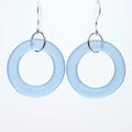 Earrings - Recycled Glass - Periwinkle
