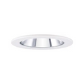 ELCO EL1411W 4" Adjustable Shower Trim with Clear Reflector and Lens Trim - All White - Ready Wholesale Electric Supply and Lighting