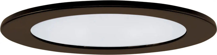 ELCO EL1412BZ 4" Adjustable Shower Trim with Clear Reflector and Frosted Lens Trim - All Bronze - Ready Wholesale Electric Supply and Lighting