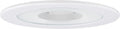 ELCO EL1415W 4" Shower Trim with Clear Reflector and Frosted Glass Pinhole Trim - All White - Ready Wholesale Electric Supply and Lighting