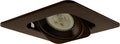 ELCO EL2440BZ 4" Square Adjustable Gimbal with Baffle Trim - All Bronze - Ready Wholesale Electric Supply and Lighting