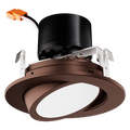 Elco EL416CT5BZ 4" LED Adjustable Gimbal Insert 700lm - Bronze - Ready Wholesale Electric Supply and Lighting