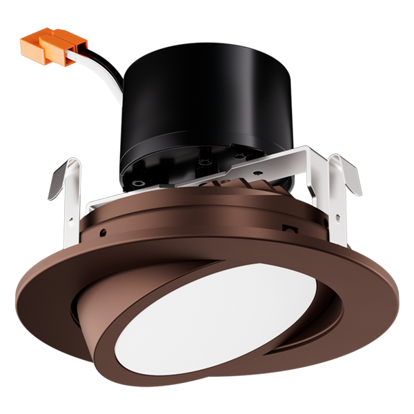 Elco EL416CT5BZ 4" LED Adjustable Gimbal Insert 700lm - Bronze - Ready Wholesale Electric Supply and Lighting