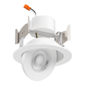 ELCO EL456CT5B 4" LED Floating Adjustable Eyeball Insert with 5-CCT Switch - Black - Ready Wholesale Electric Supply and Lighting