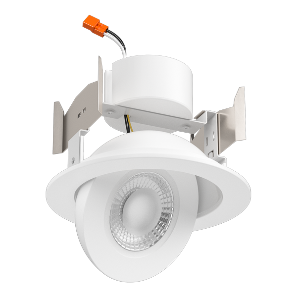 ELCO EL456CT5B 4" LED Floating Adjustable Eyeball Insert with 5-CCT Switch - Black - Ready Wholesale Electric Supply and Lighting