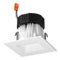 ELCO EL487CT5BB 4" 0-10V Square LED Reflector Inserts with 5-CCT and 3-Lumen Switch - Black - Ready Wholesale Electric Supply and Lighting