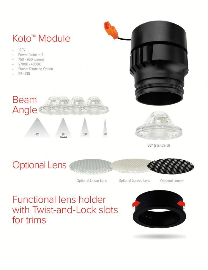 ELCO ELK0724 2400K Koto™ LED Module - Ready Wholesale Electric Supply and Lighting