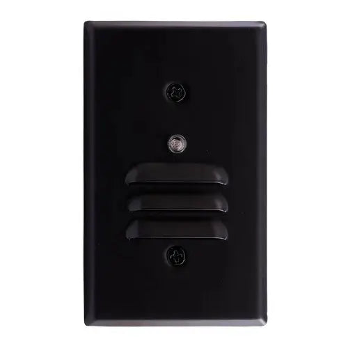 ELCO Lighting Mini Photocell LED Step Light with Angled Louver Horizontal - Ready Wholesale Electric Supply and Lighting