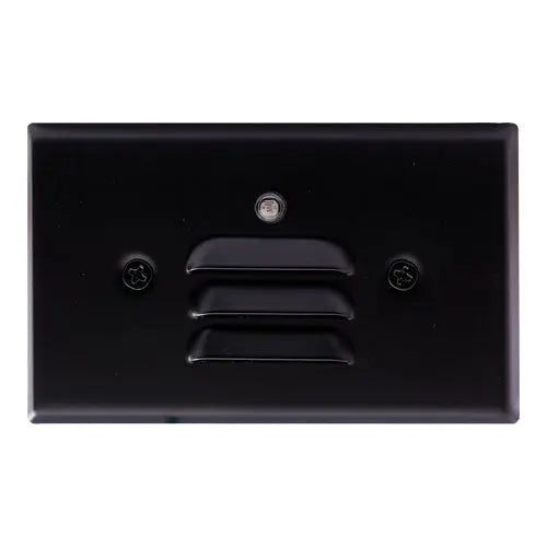ELCO Lighting Mini Photocell LED Step Light with Angled Louver Horizontal - Ready Wholesale Electric Supply and Lighting
