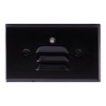 ELCO Lighting Mini Photocell LED Step Light with Angled Louver Horizontal - Ready Wholesale Electric Supply and Lighting