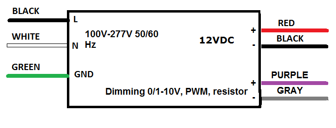 EMCOD MLE80-24DC-UD - 80W 24V DC- Dimmable Electronic LED Driver - Ready Wholesale Electric Supply and Lighting