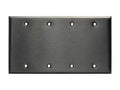 Enerlite 7704 4-Gang, Stainless Steel Commercial Grade Blank Metal Plate - Ready Wholesale Electric Supply and Lighting