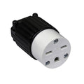 Enerlites 66221-BK - INDUSTRIAL GRADE STRAIGHT BLADE CORD CONNECTOR, 15A, 250V, 2-POLE, 3 WIRE, NEMA 6-15R - Ready Wholesale Electric Supply and Lighting