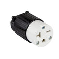 Enerlites 66231-BK - INDUSTRIAL GRADE STRAIGHT BLADE CORD CONNECTOR, 20A, 250V, 2-POLE, 3 WIRE, NEMA 6-20R - Ready Wholesale Electric Supply and Lighting