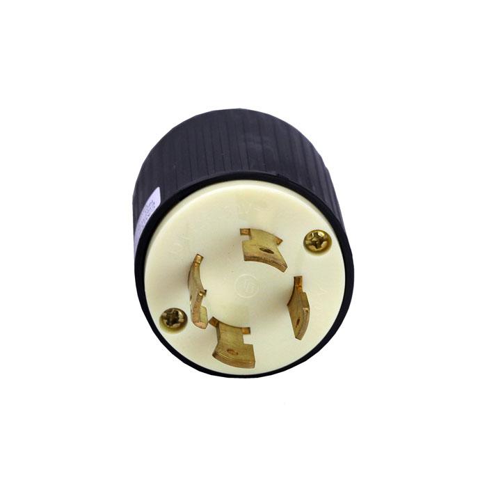 Enerlites 66470-BK - INDUSTRIAL GRADE, LOCKING MALE PLUG, 30A, 125/250V, 3-POLE, 4-WIRE, NEMA L14-30P - Ready Wholesale Electric Supply and Lighting