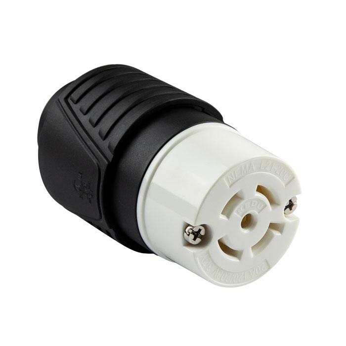 Enerlites 66601-BK - INDUSTRIAL GRADE, LOCKING PLUGS..20AMP 120/208VAC..4P, 5W, 3PY, GROUNDING - Ready Wholesale Electric Supply and Lighting