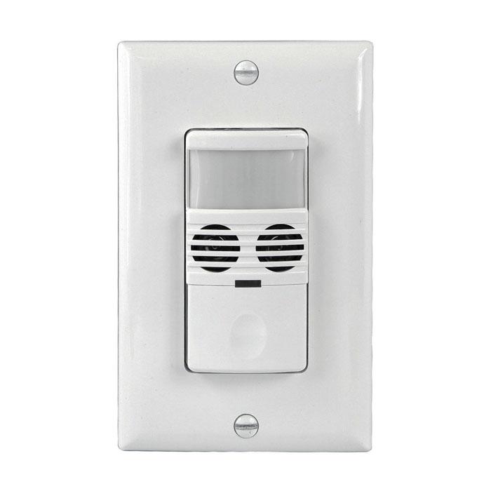 Enerlites MWOS-W Multi-Tech (PIR/Ultrasonic) Wall Sensor Switch - Ready Wholesale Electric Supply and Lighting