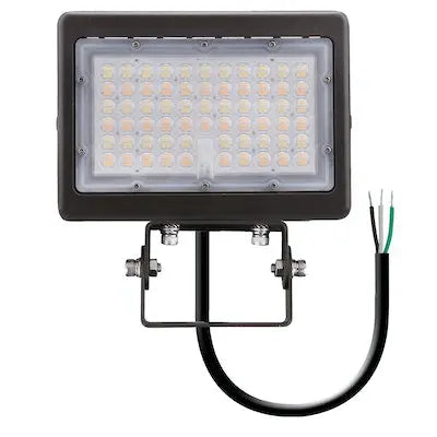 EnVisionLED LED-ARL-3P80-TRI-BZ-TR-PC Area Flood: M-Line Trunnion w/ Photocell - Ready Wholesale Electric Supply and Lighting