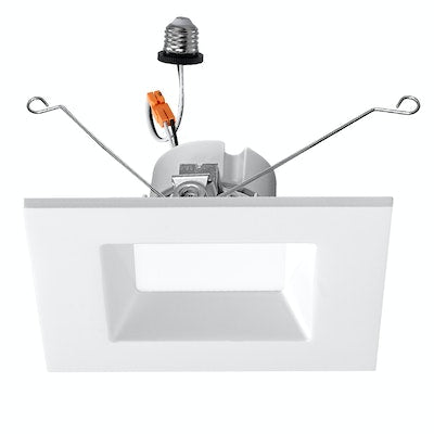EnVisionLED LED-DL-SQ-6-14W-5CCT 6" Square Retrofit Downlight - Ready Wholesale Electric Supply and Lighting