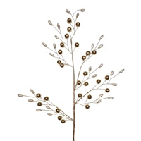 Faux Waterdrop Pearl Gold Ball Spray