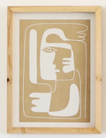 Framed Abstract Figure Art