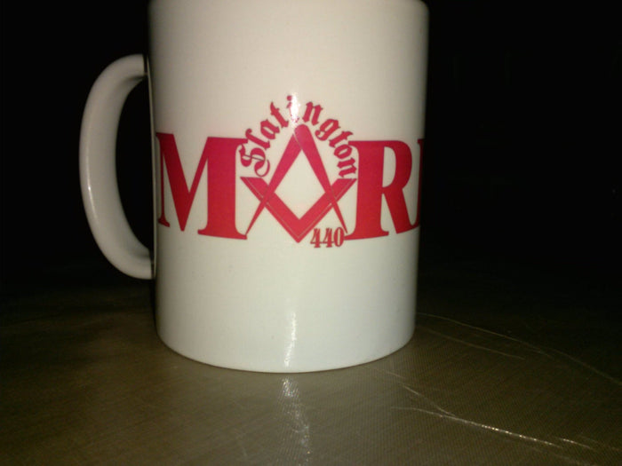 Freemason mug with army navy or marines - Altered Goods
