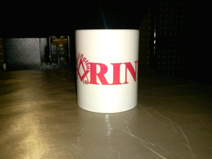 Freemason mug with army navy or marines - Altered Goods
