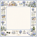 Garden Party Hydrangea Mahjong Mat main image
