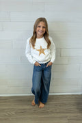 Girls Nini Wide Leg Jean